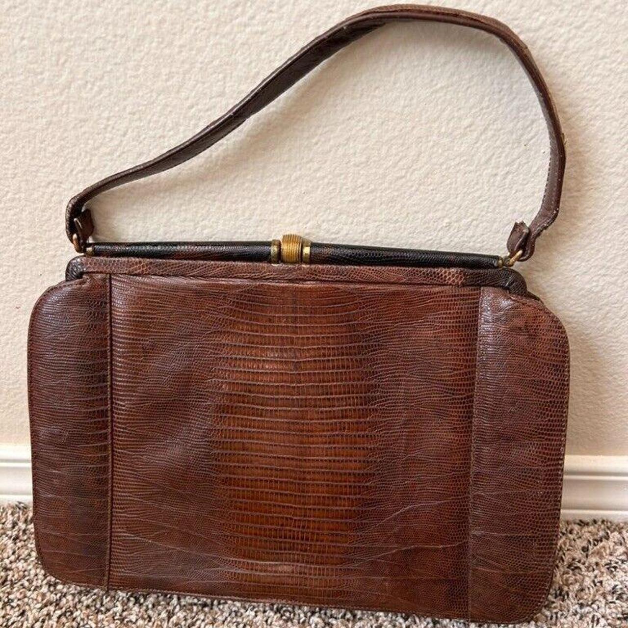 Palizzio 1960s 2024 Vintage Leather Handbag