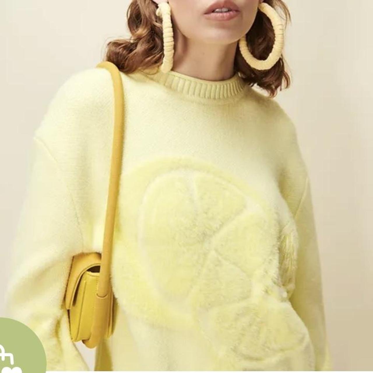 House of sunny still life knit lemon jumper sweater... - Depop