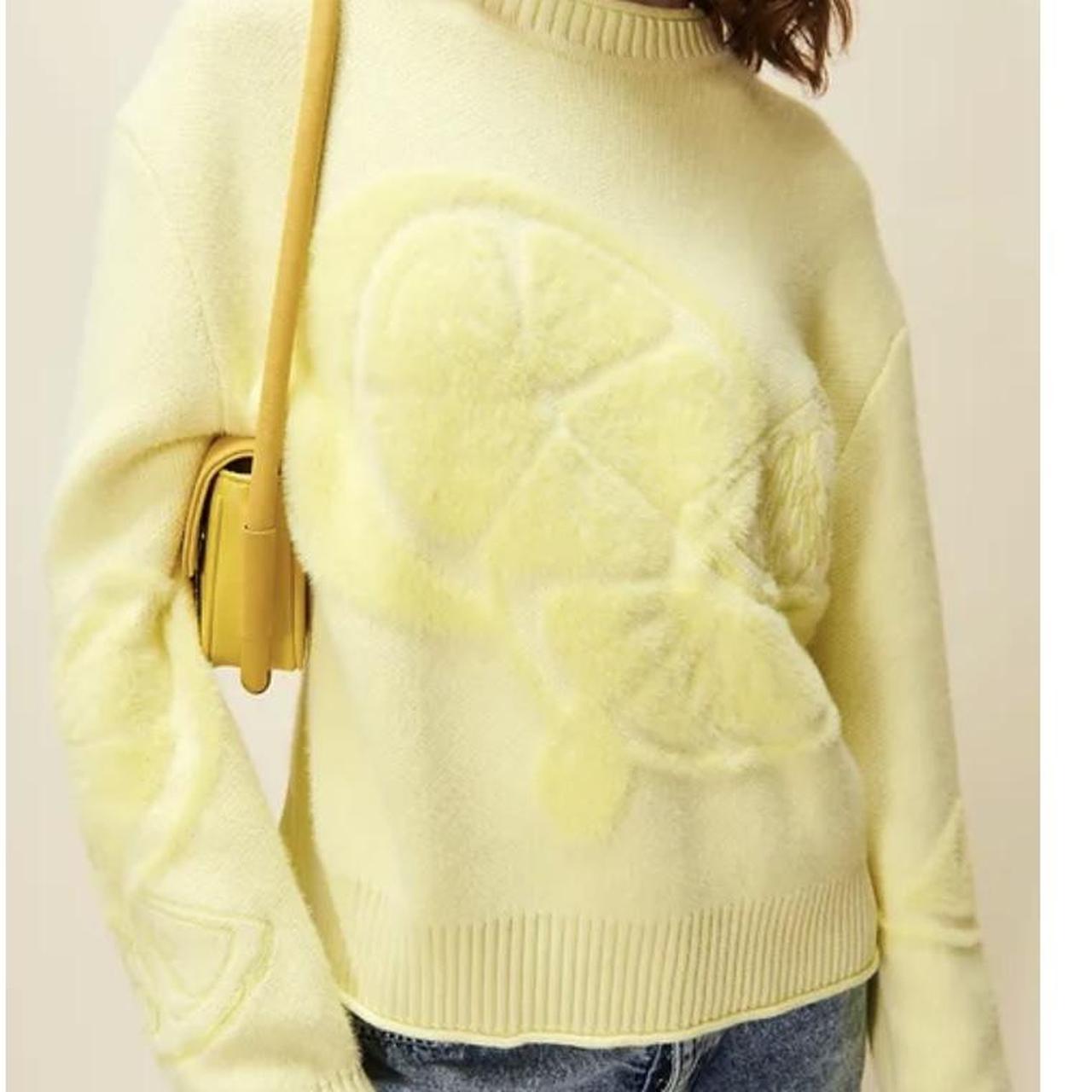 House of sunny still life knit lemon jumper sweater... - Depop