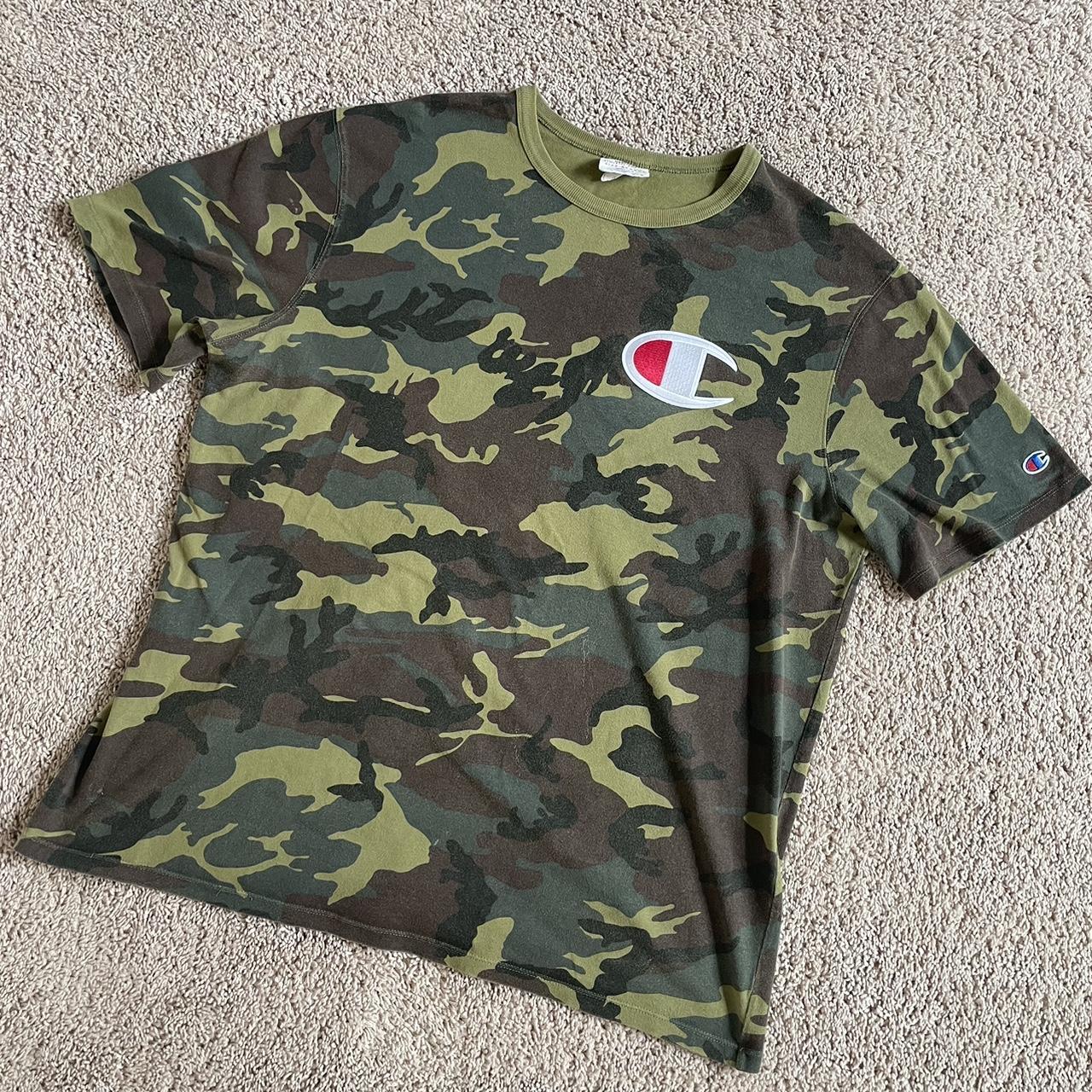 camouflage champion shirt