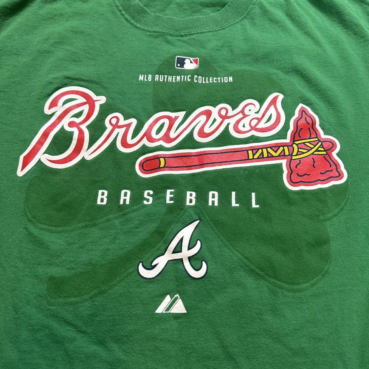 MLB Atlanta Braves T Shirt Green Men Medium. Size: - Depop