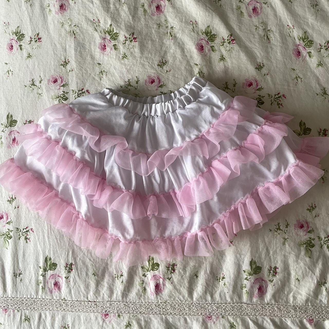 light pink and white Princess Expressions tutu... - Depop