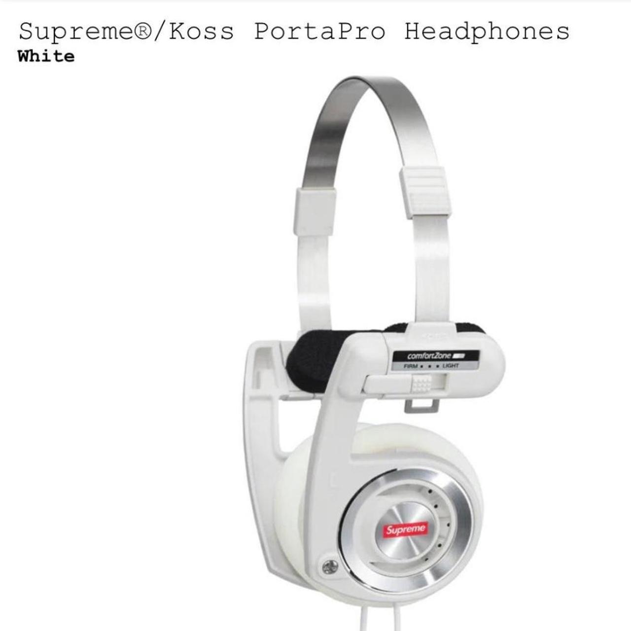 Supreme / Koss PortaPro Headphones シルバー Fall/Winter 2023 Preview – Supreme