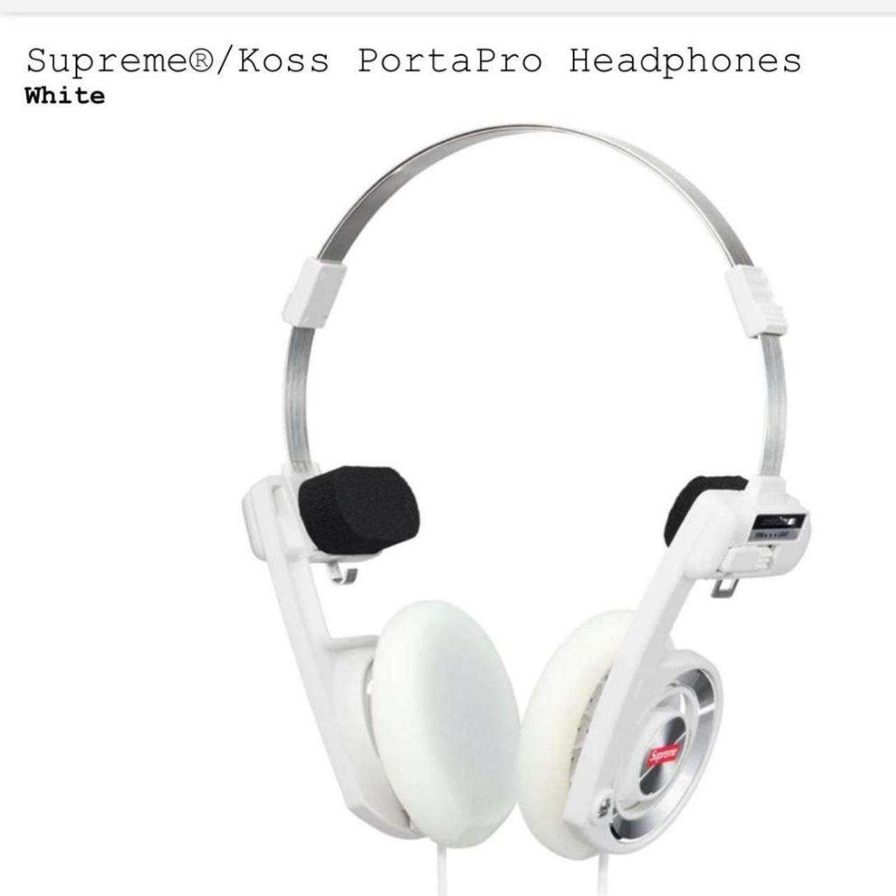 Supreme Koss PortaPro Headphones 🎧 , White...