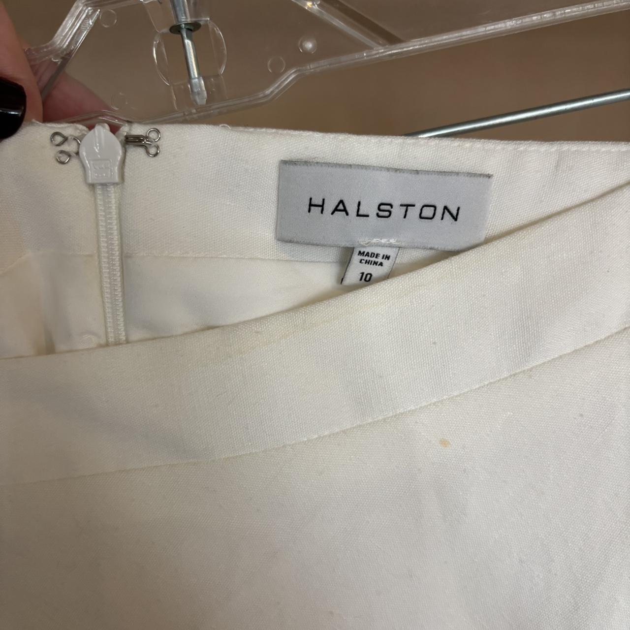 Halston Women's Skirt - White/Cream - 10 – Halsto… - image 5