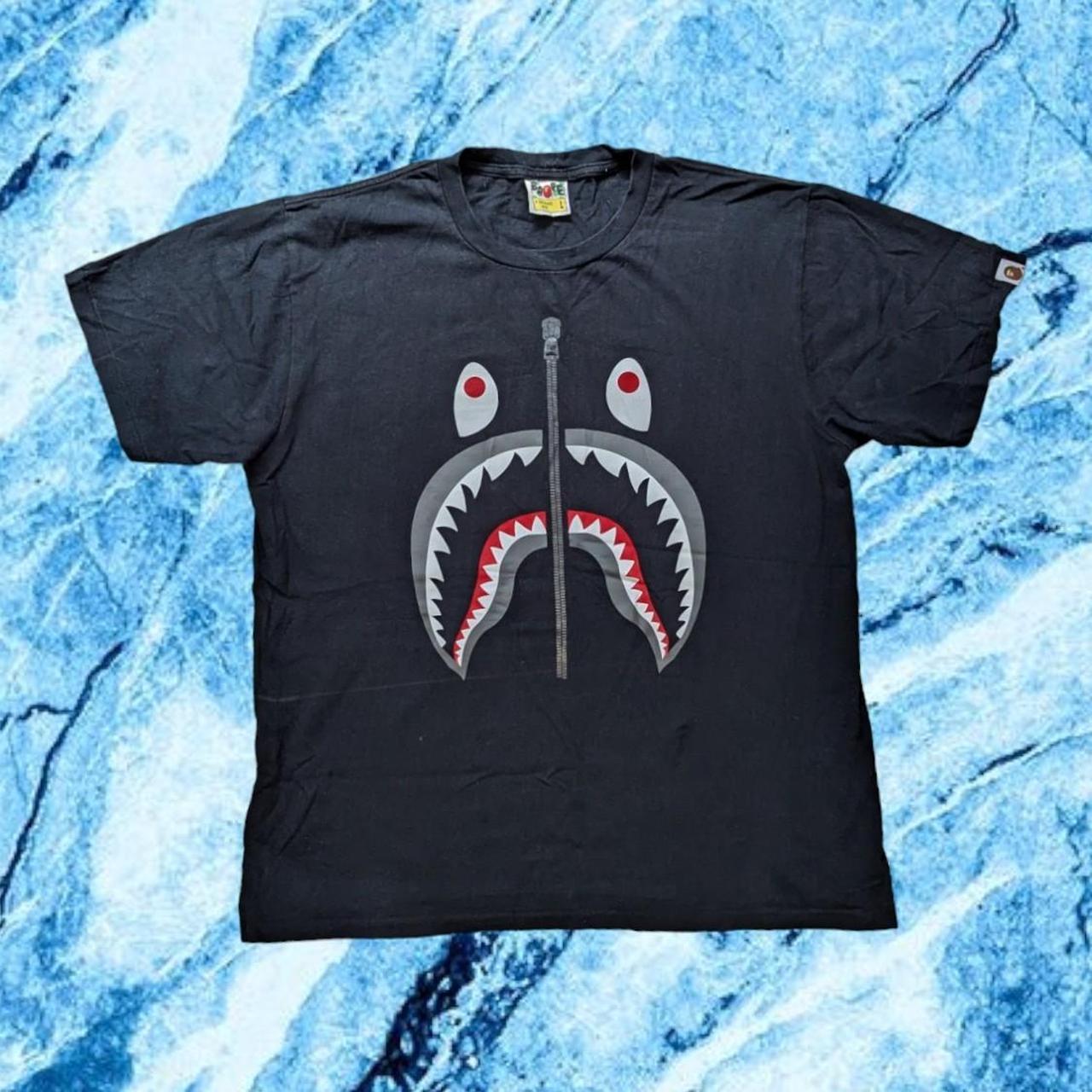 Fashion bathing ape shark t shirt