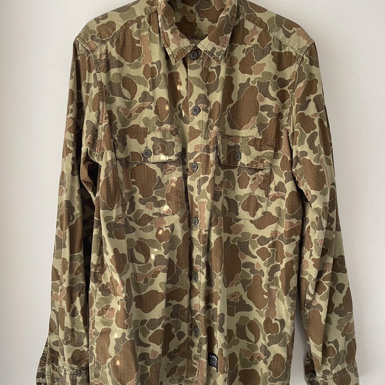 Carhartt camo long sleeve shirt. Perfect condition... Depop