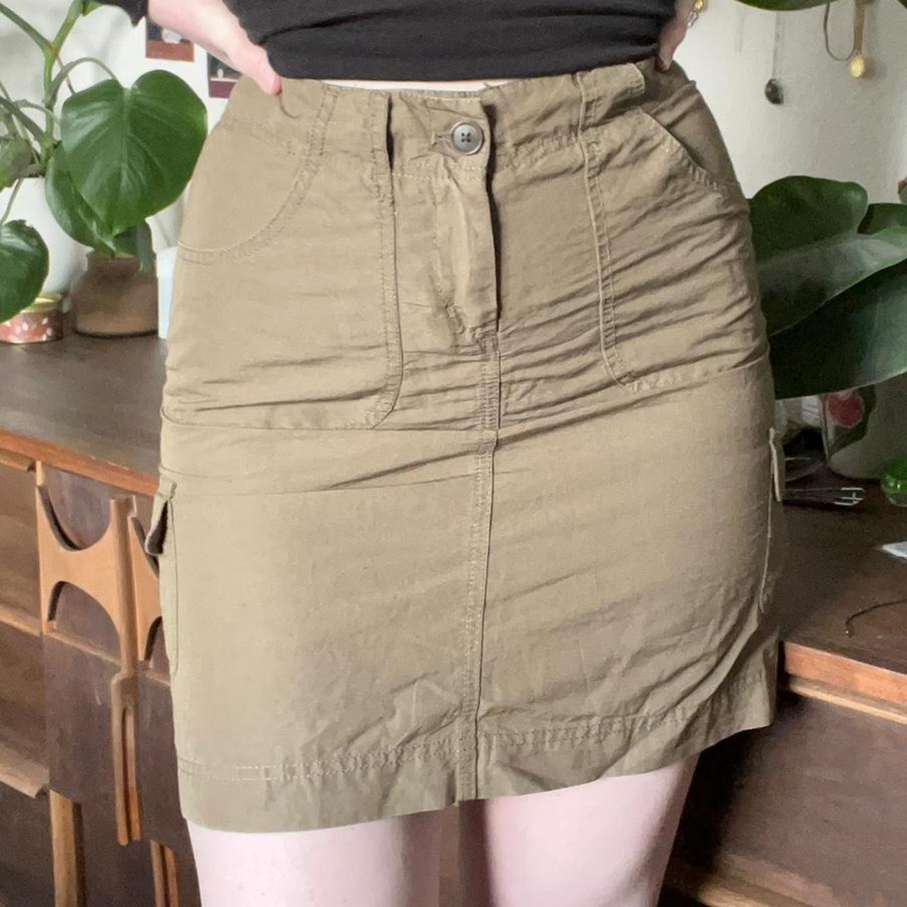 Merona Women S Khaki Skirt Depop