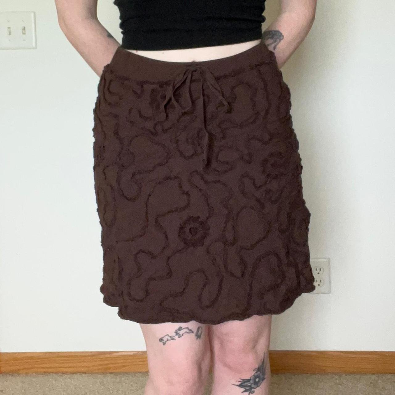 Max Studio Women S Brown Skirt Depop   P0 