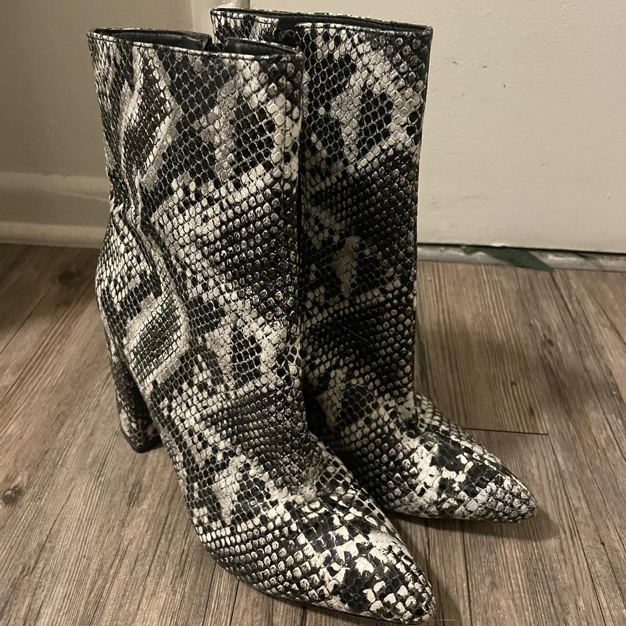 snakeskin ankle boots uk