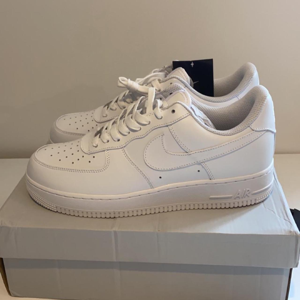 Air Force 1s White Size 9.5 UK BRAND NEW FREE SHIPPING - Depop