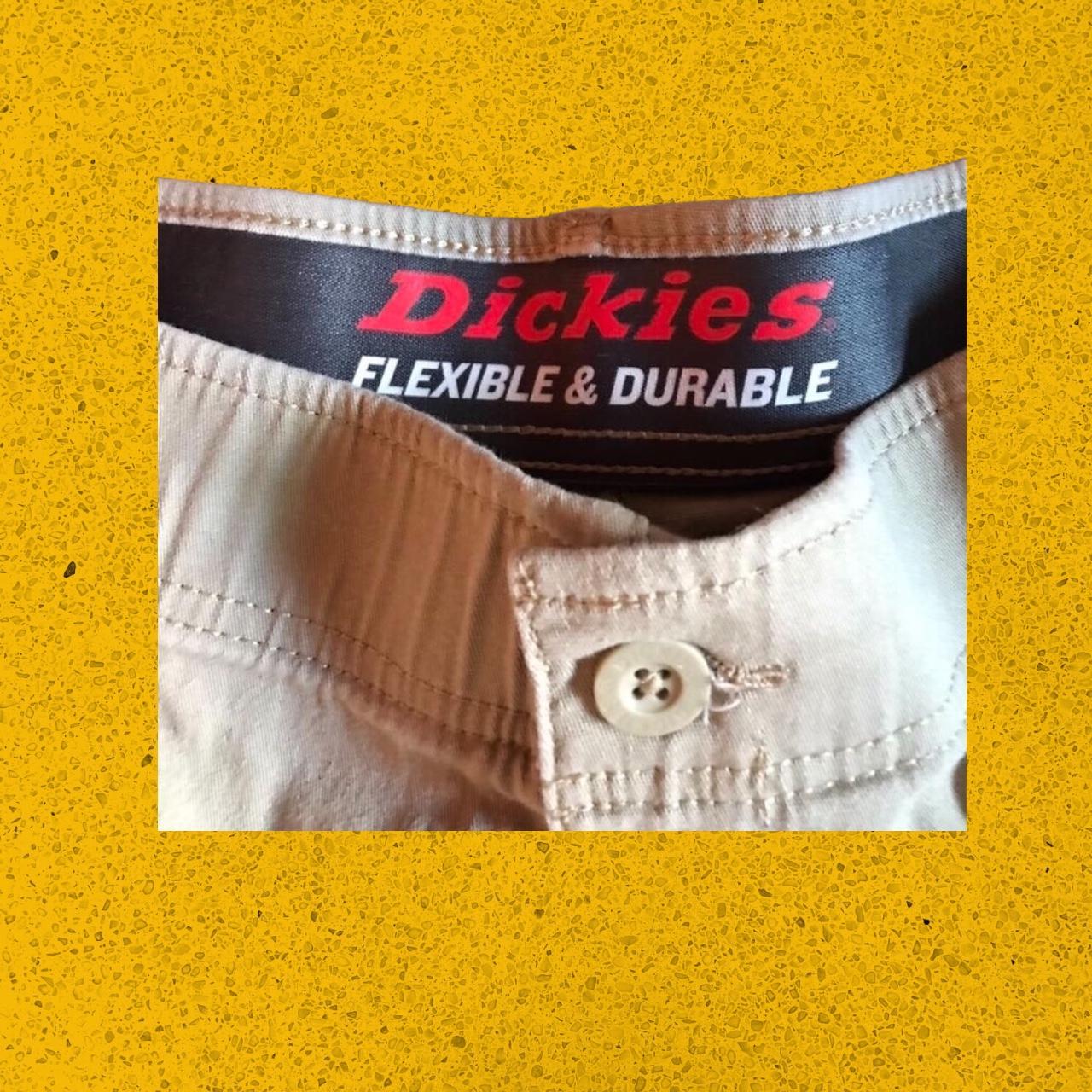 Dickies flexible and durable cargo pants Khaki Size... Depop