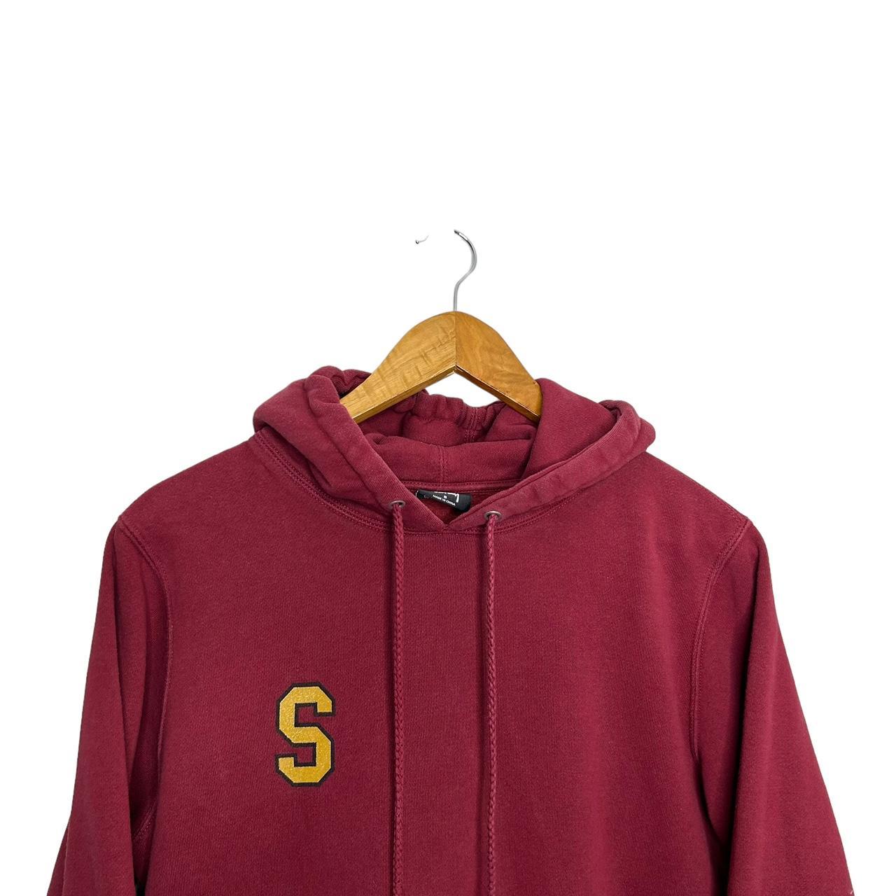 Stussy Hoodie Burgundy S XS Size Tagged small