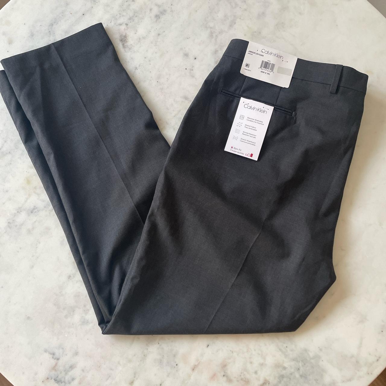 Calvin klein black on sale slacks