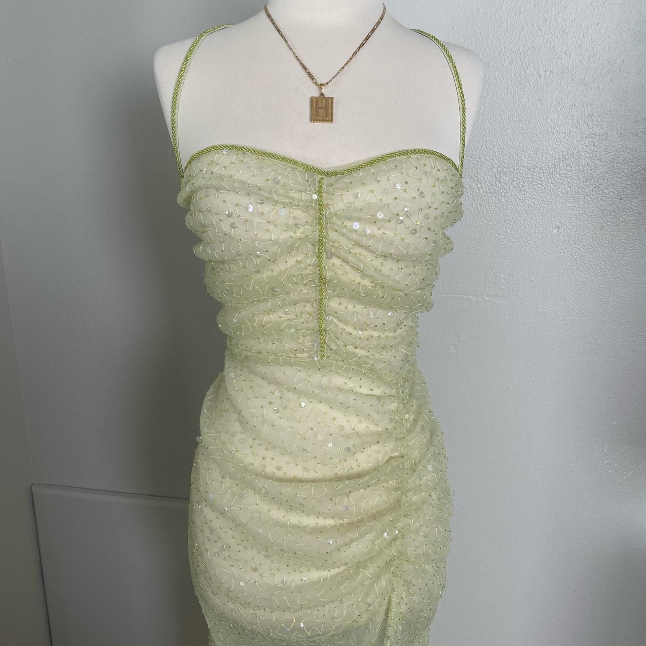 Dyspnea Women's Green Dress (2)