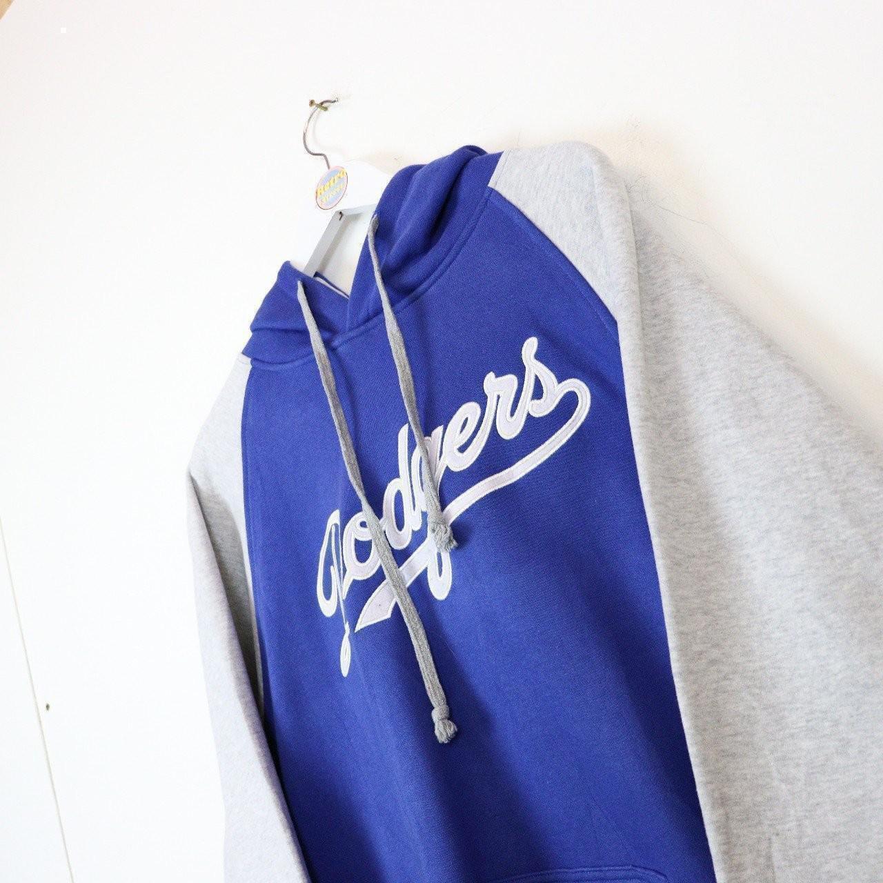 VINTAGE BLUE 2003 LOS ANGELES DODGERS HOODIE, BOUGHT - Depop