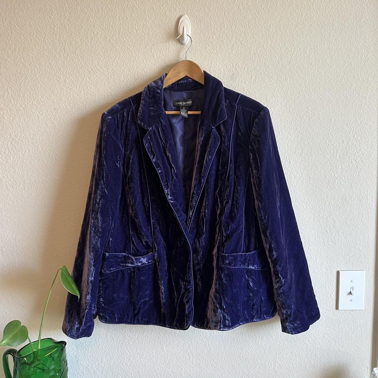 Lane bryant hot sale velvet blazer