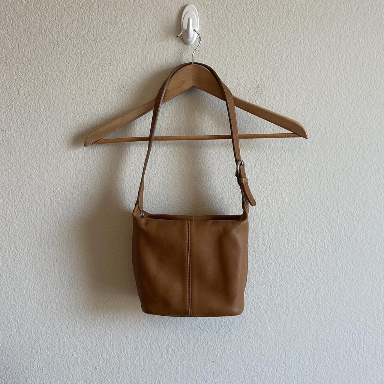 Vintage Coach Mini SoHo Bucket Bag 4148 in camel tan Depop