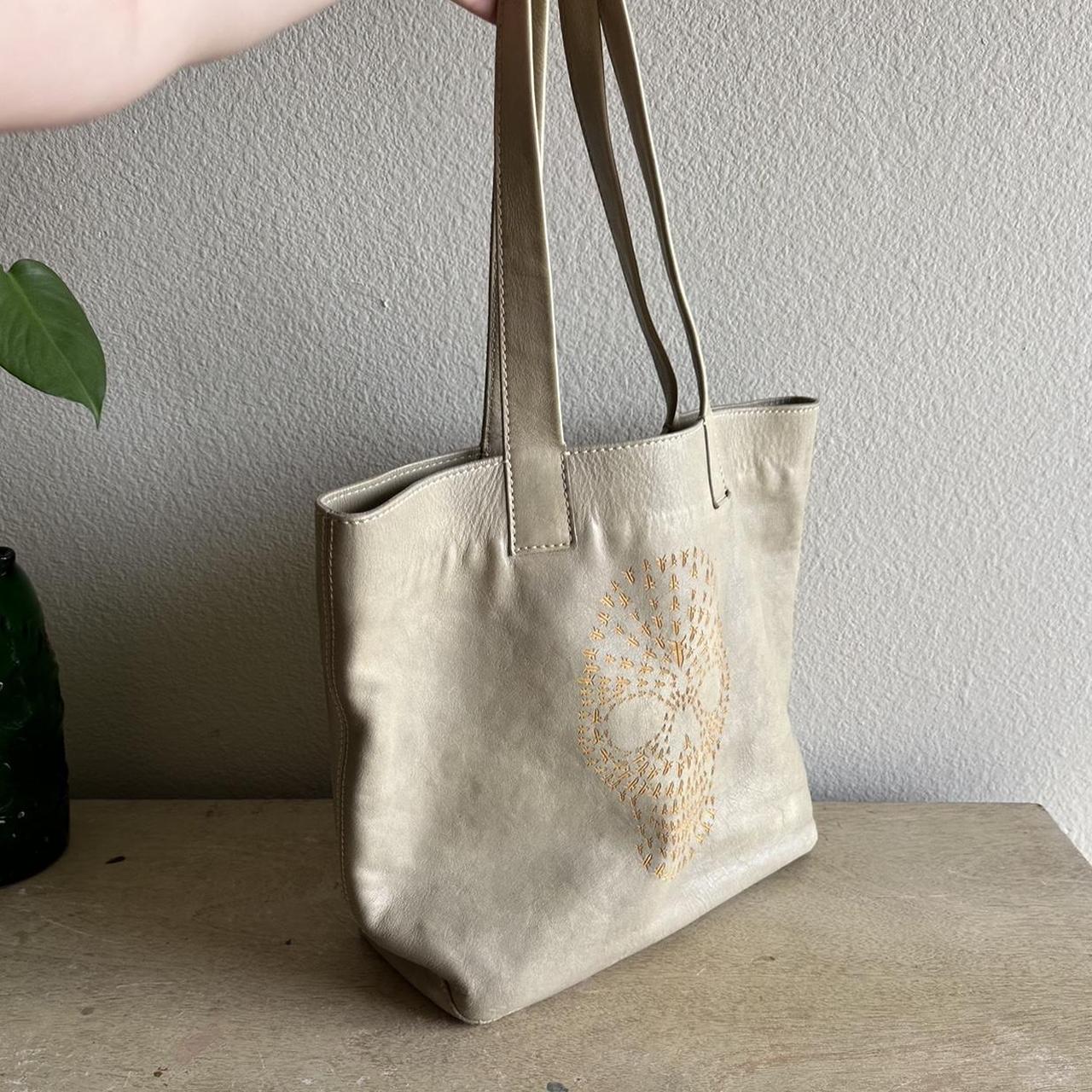 Frye skull online tote