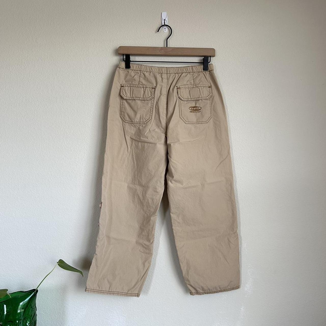 DKNY Women's Capri Pants Tan – Vintage 90s Y2K DKNY Active