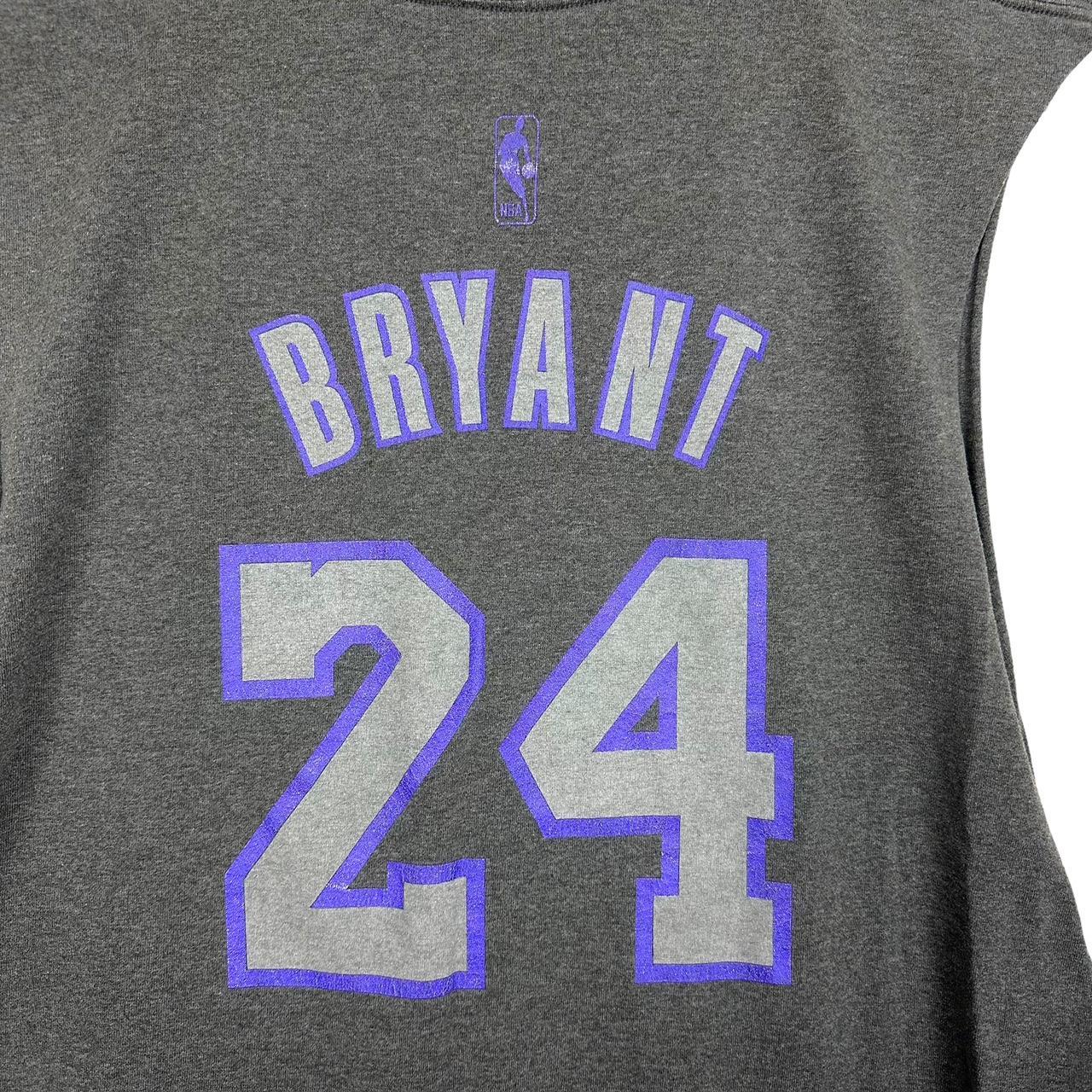 LA Lakers No 24 Kobe Bryant purple Adidas NBA - Depop