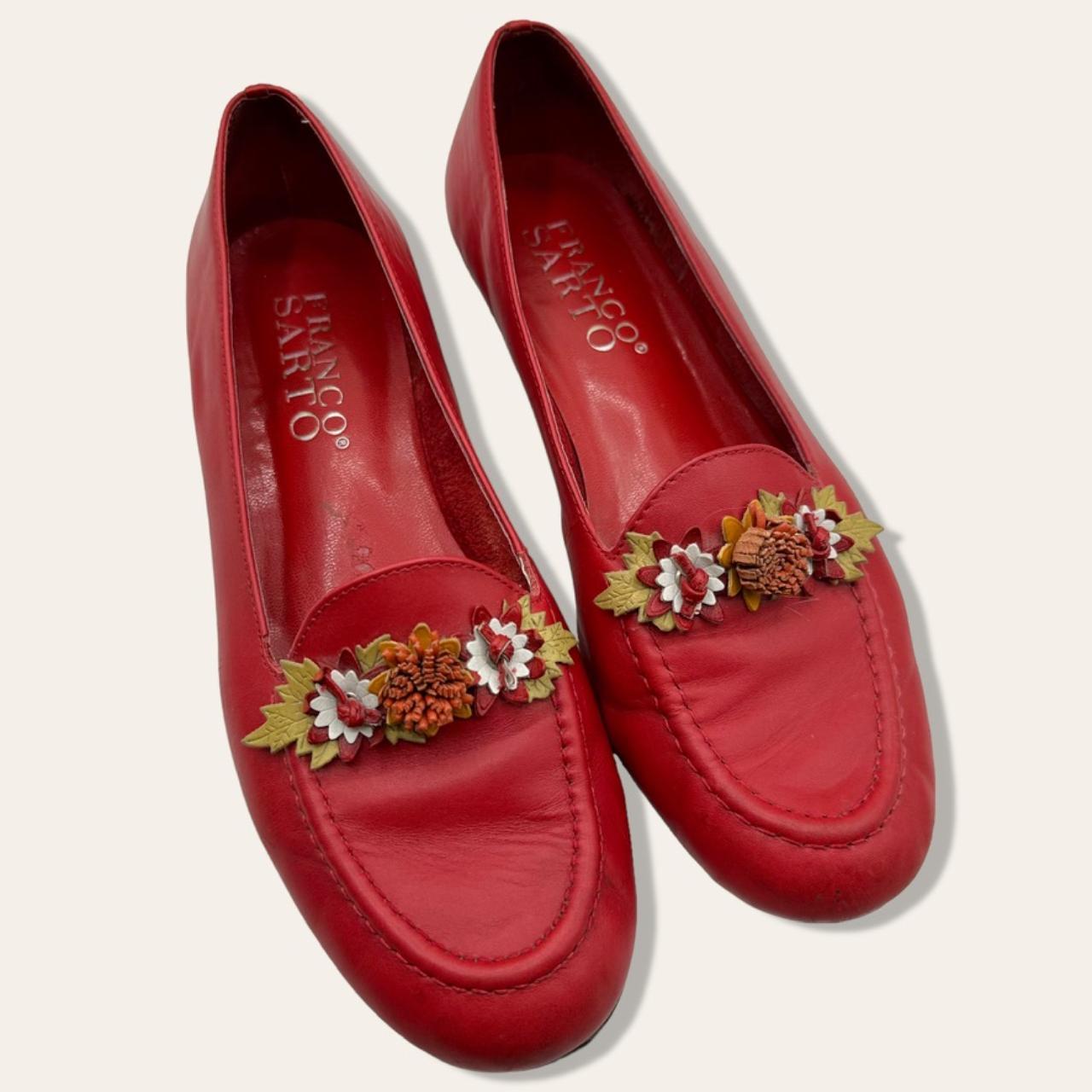 Franco sarto red on sale loafers