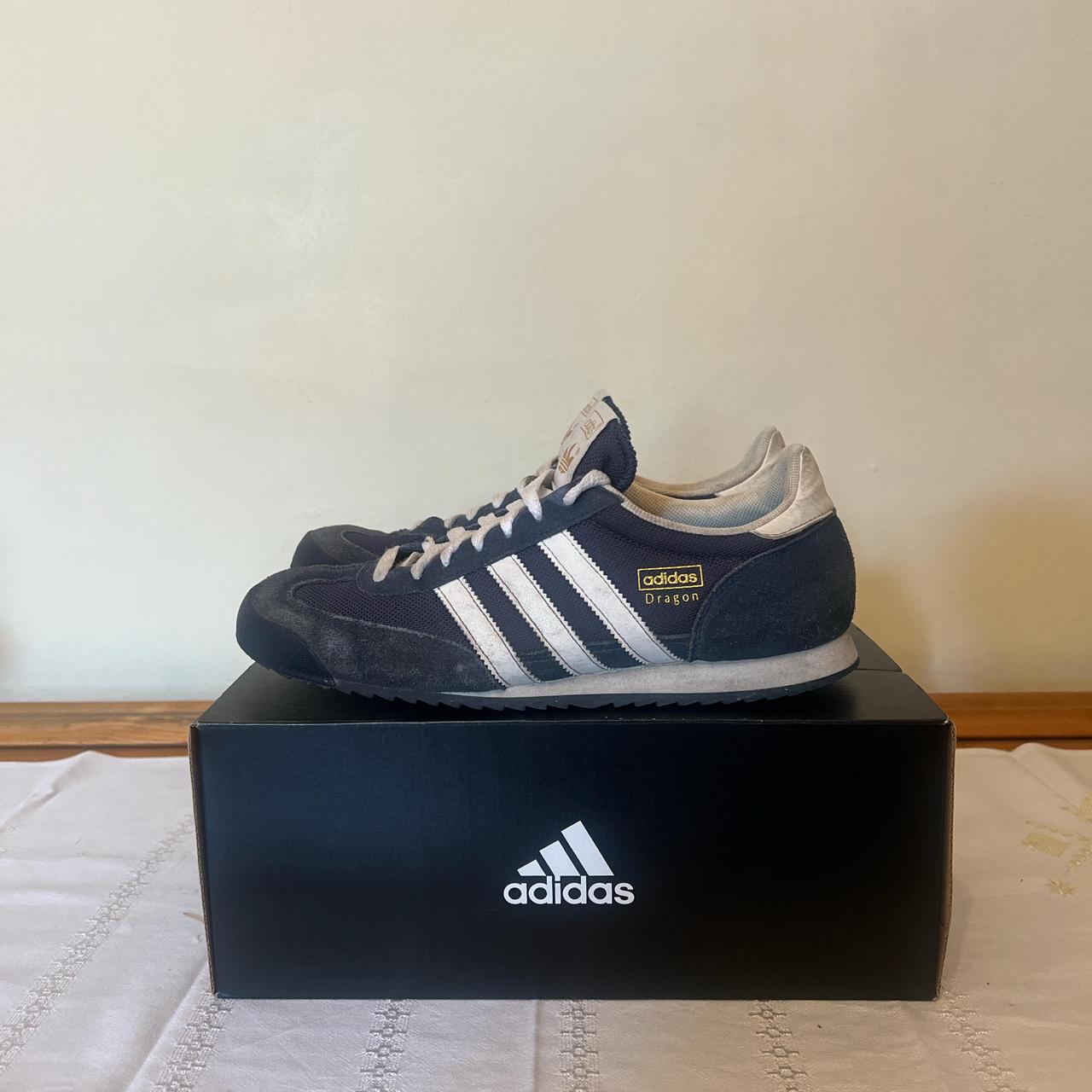 Adidas dragon trainers navy best sale