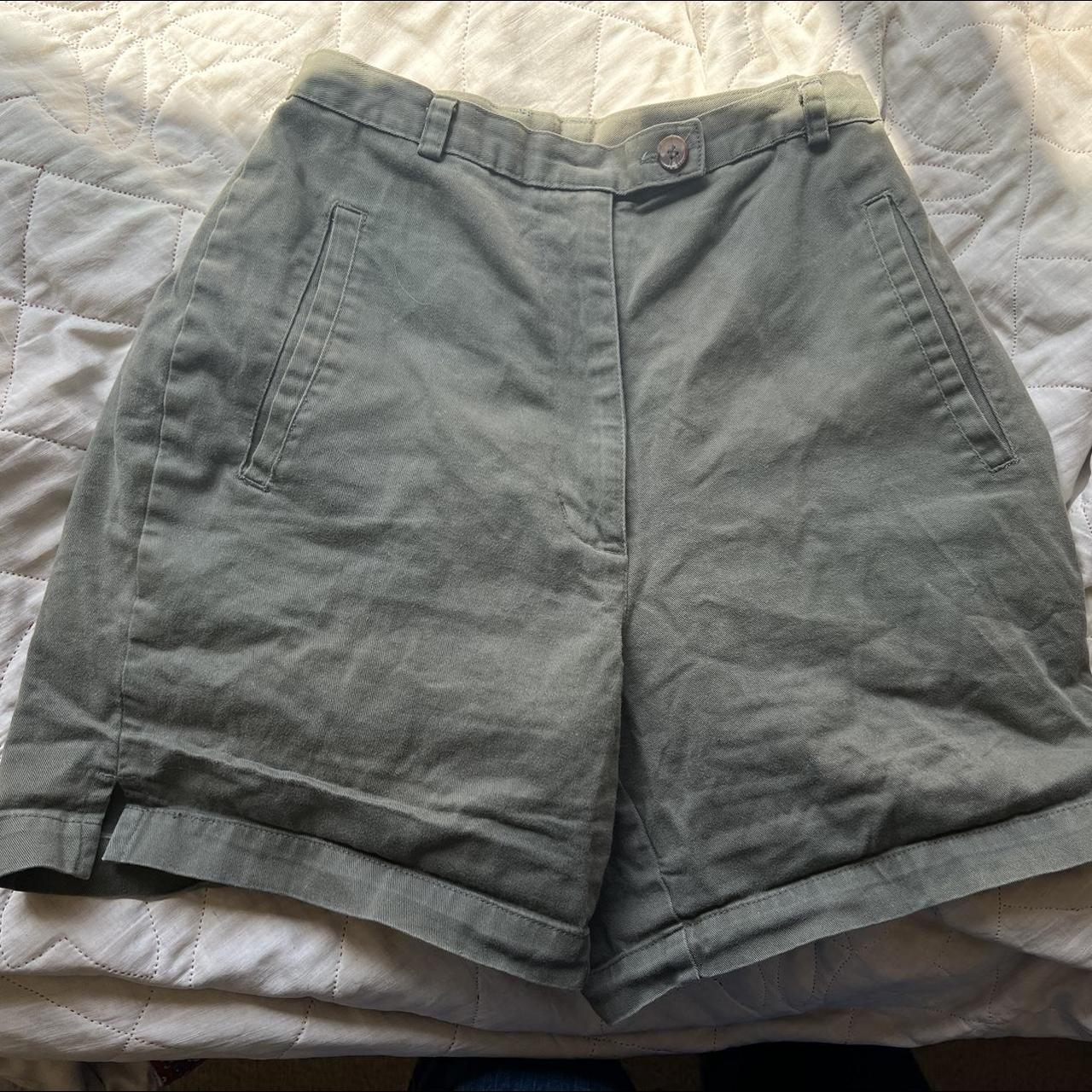 Women's Green and Khaki Shorts | Depop