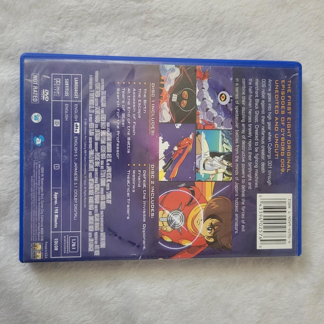Cyborg 009 anime DVD set. Good condition, comes with | Depop