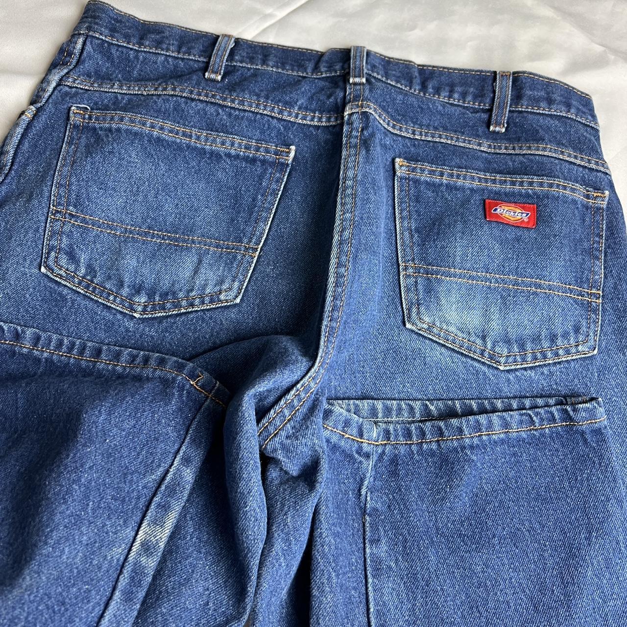 Vintage y2k Dickies wide leg baggy carpenter jeans... - Depop