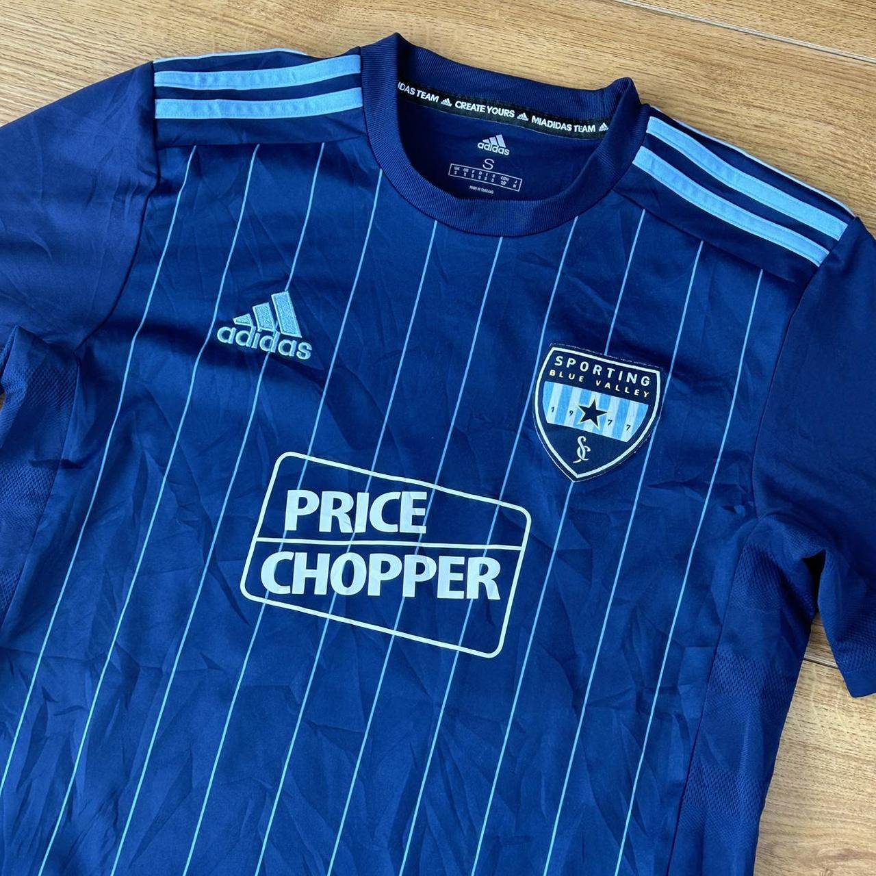 Sporting Blue Valley Football Shirt. The shirt is... Depop