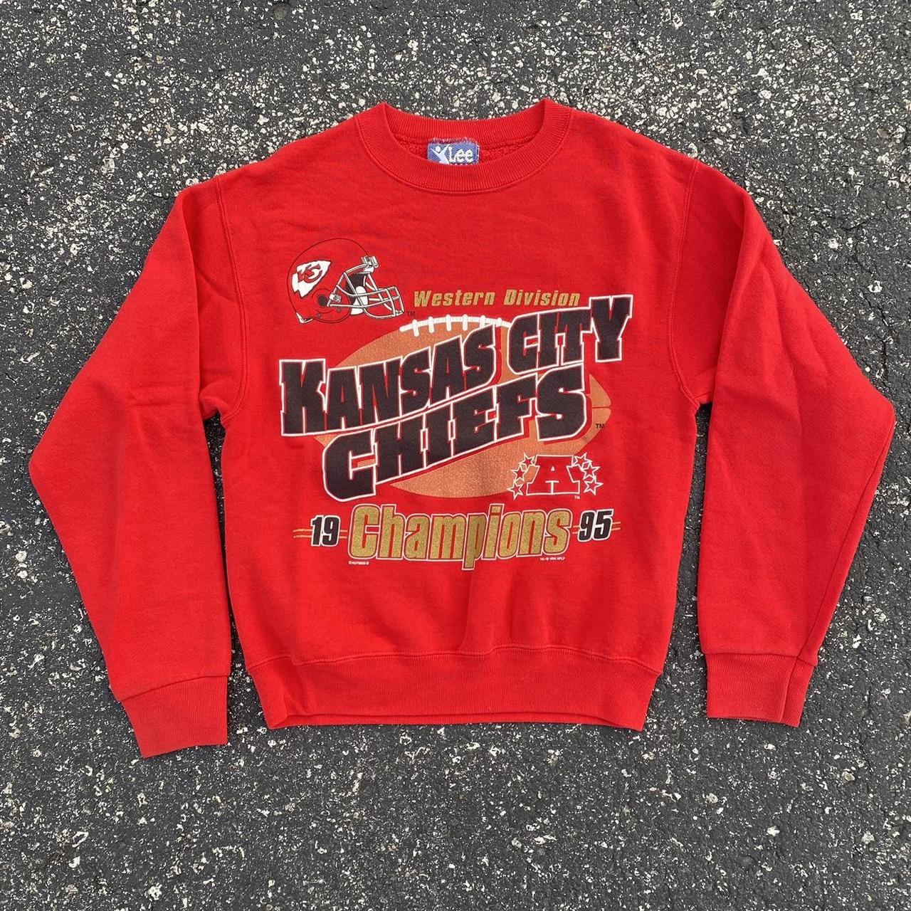 Vintage 1995 Kansas City Chiefs western division... - Depop