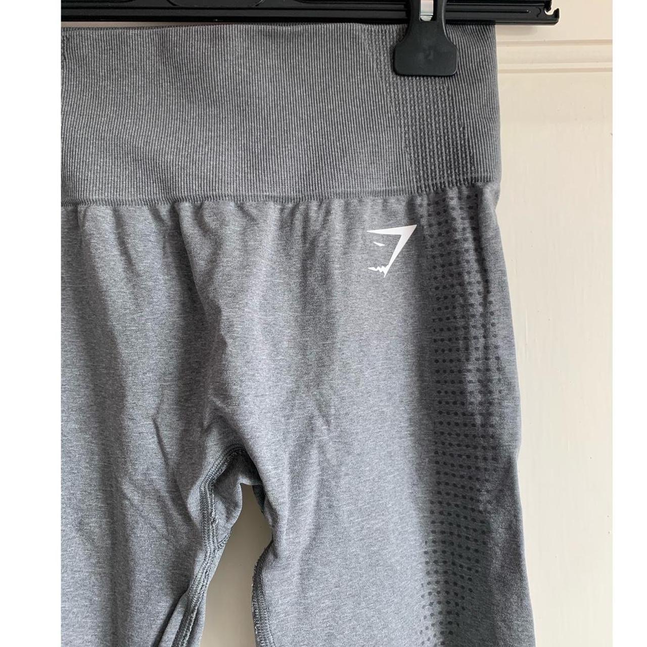 Gymshark Smokey Grey 7/8 Training Leggings. Size - Depop