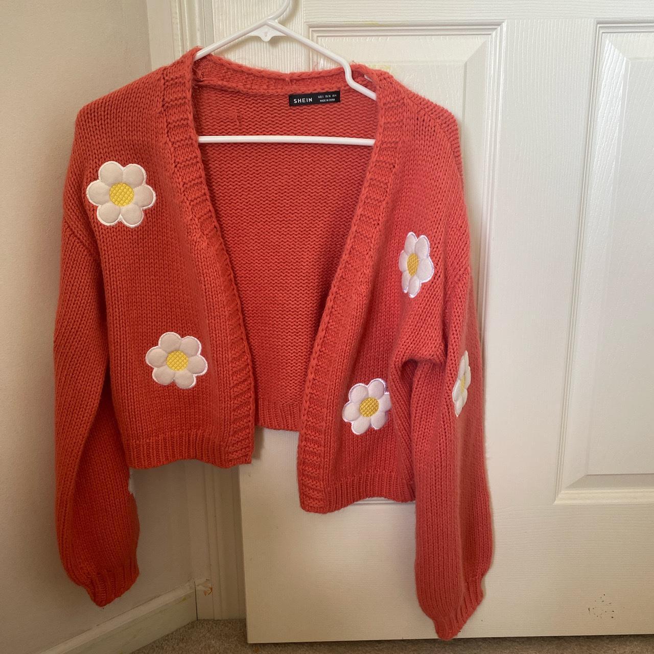 SHEIN Women's Orange and Pink Jacket Depop