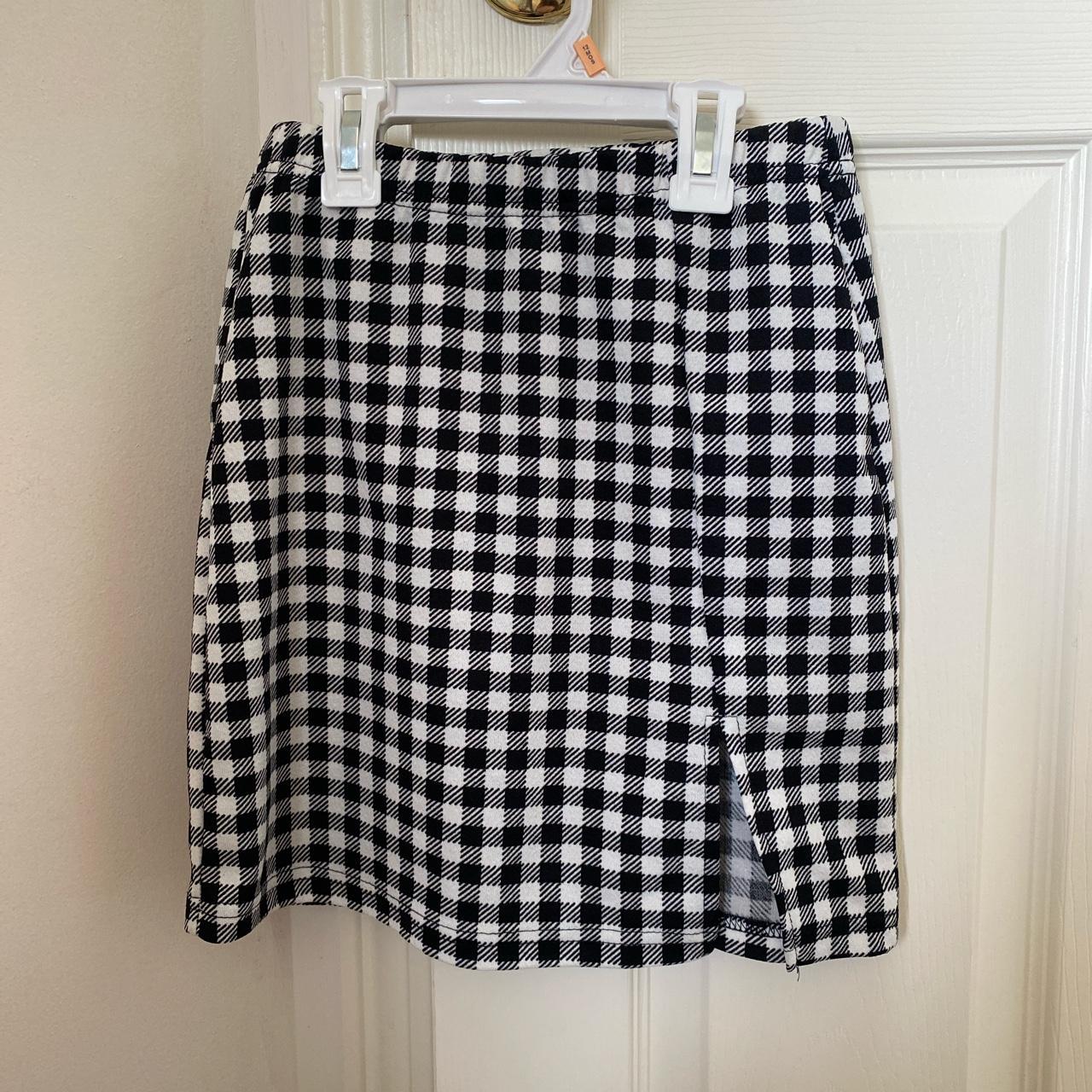 NO PAYPAL PAYMENTS shein black and white checkered... - Depop