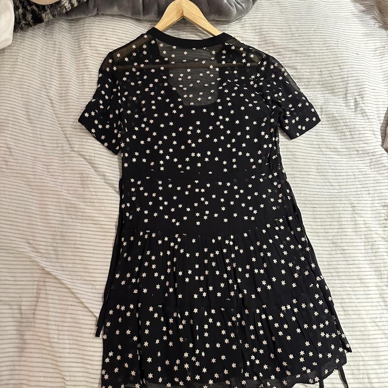 Black and gold star dress from All Saints in size... - Depop
