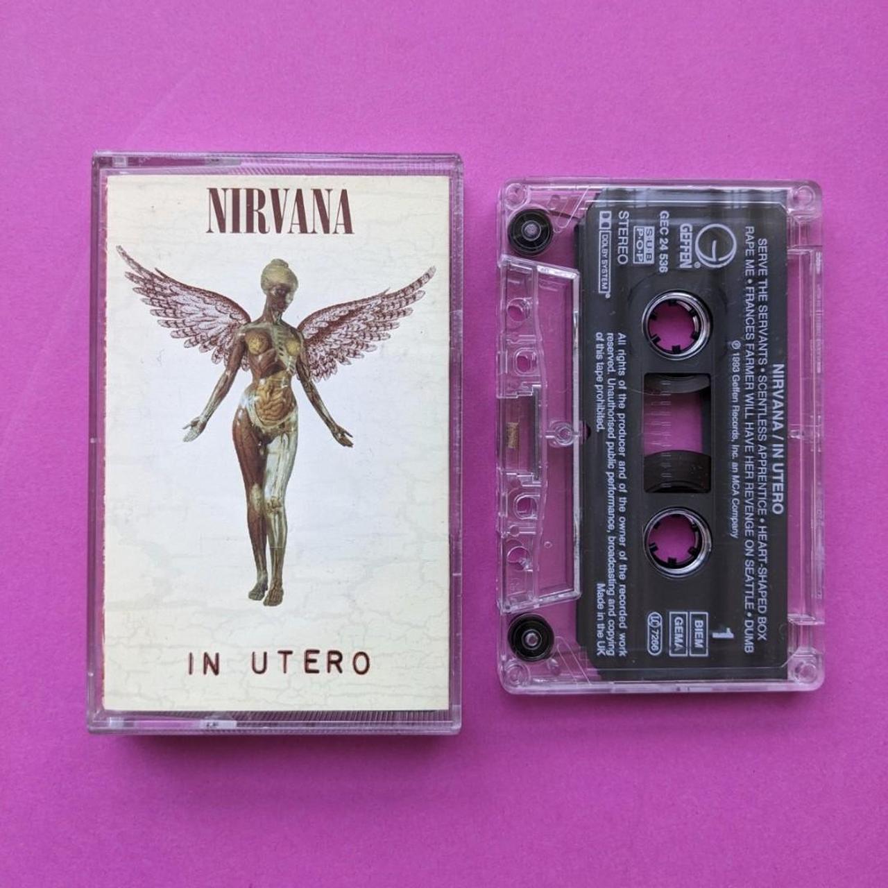 Nirvana - In Utero - Cassette Tape (1993) - ... - Depop