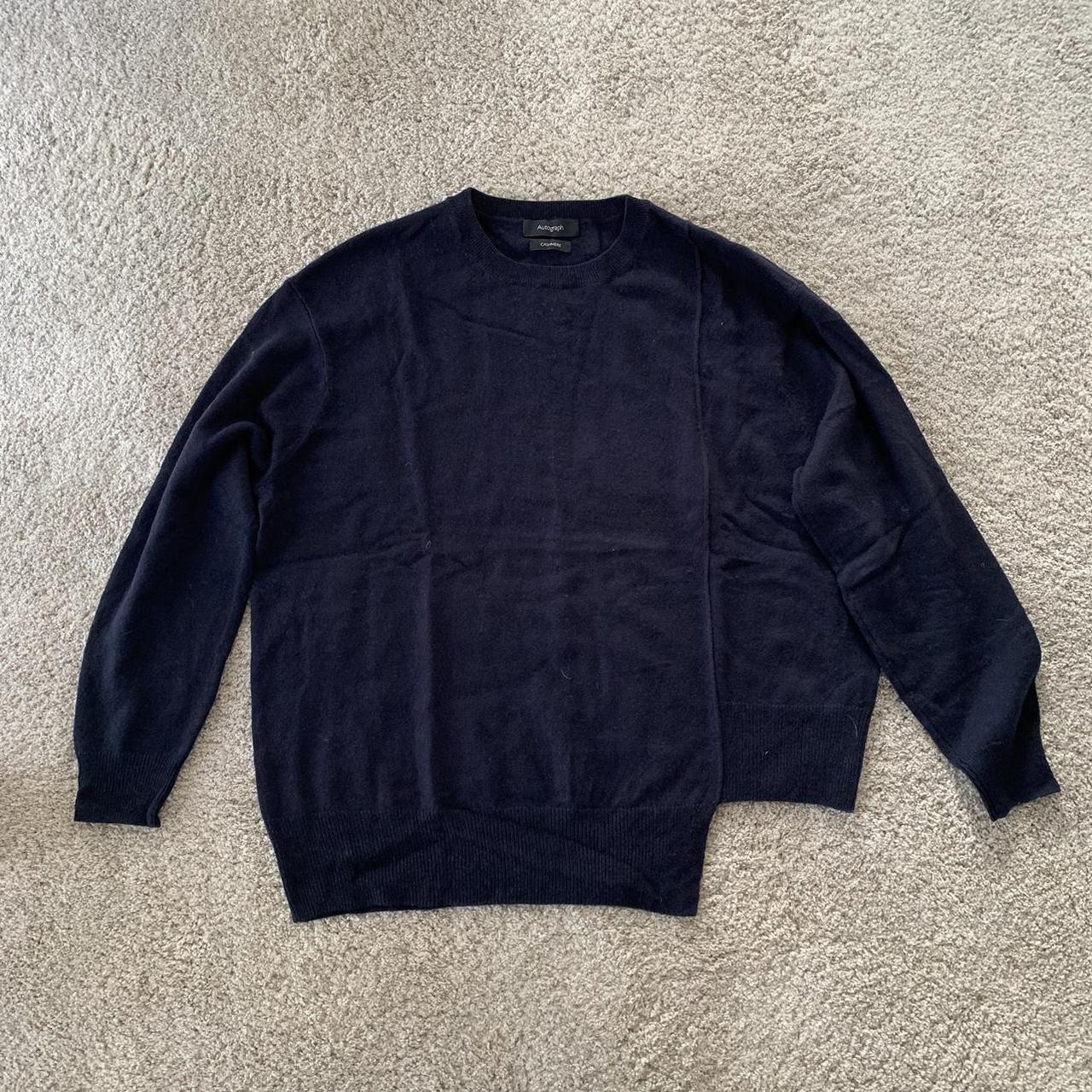 Marks & Spencer Women's Navy Jumper | Depop