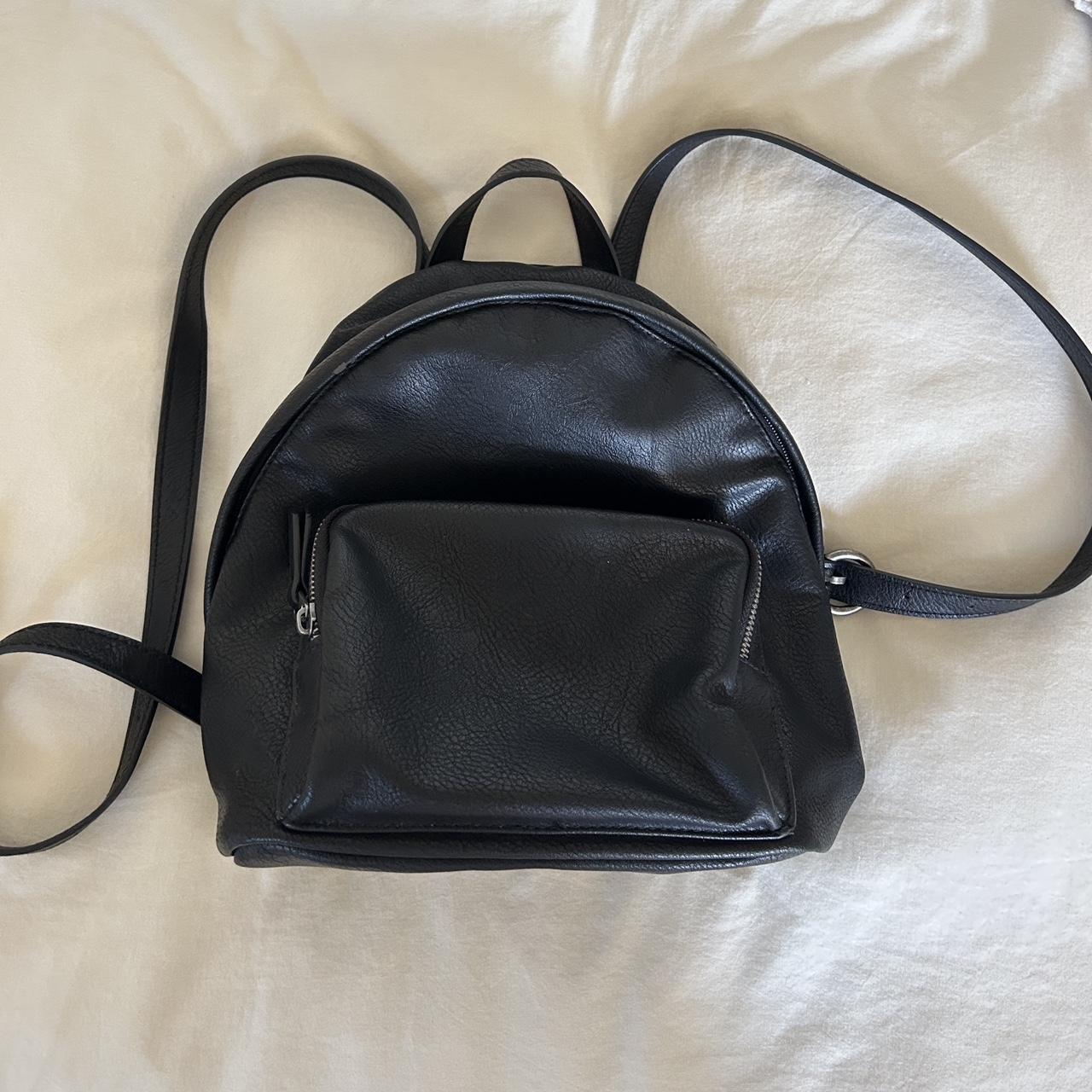 black minibackpack! in great condition, only used a... - Depop