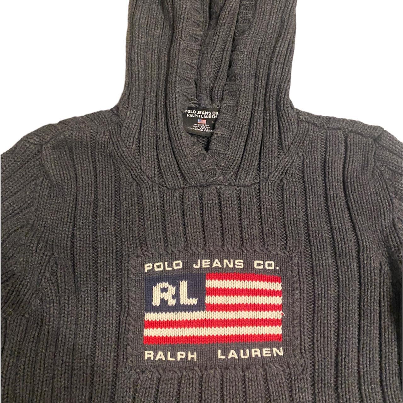 Polo Ralph Lauren Vintage American Flag Knit Depop 7911