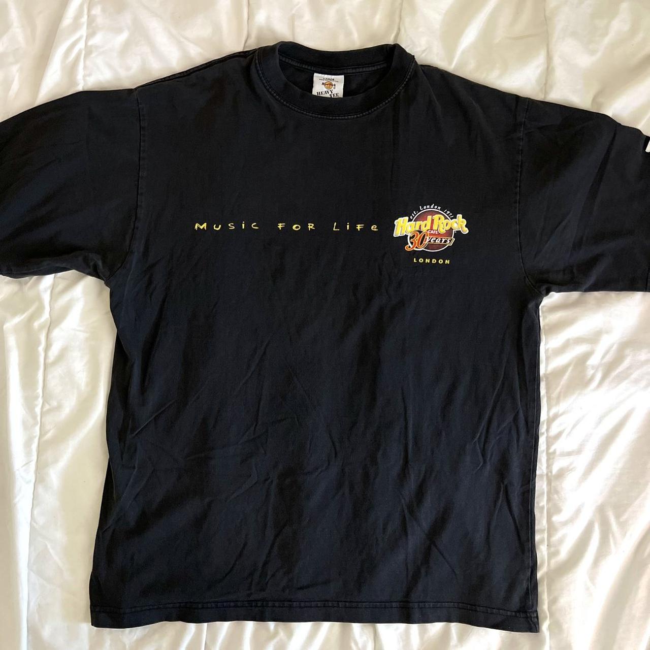 Hard Rock Cafe Men's Black T-shirt | Depop