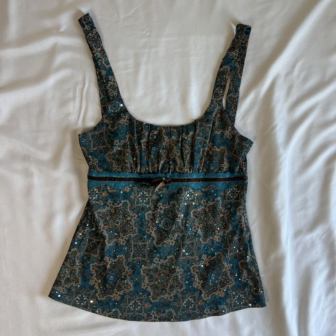 y2k self esteem babydoll top, size medium brand:... - Depop