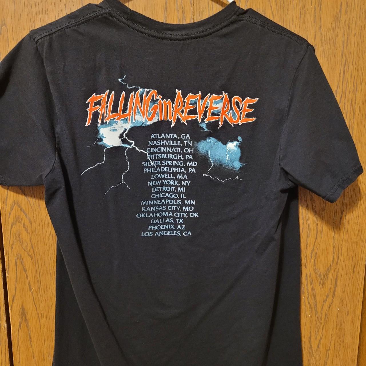 Medium falling in reverse tour shirt. Only worn a... - Depop