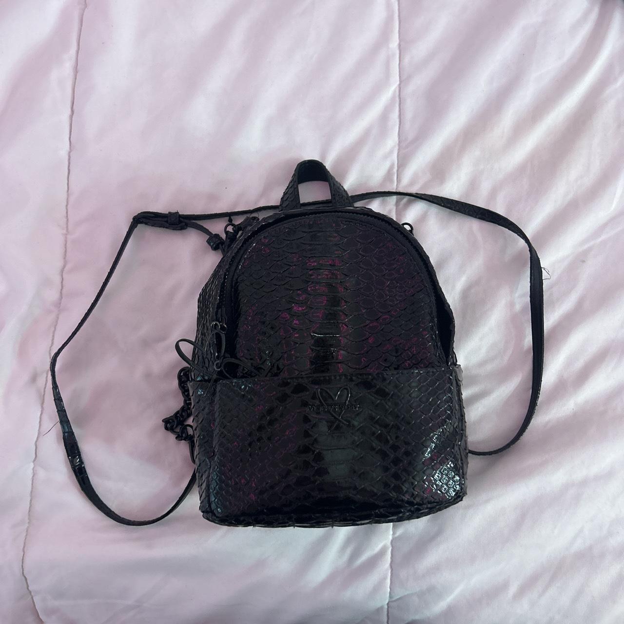 Black Victoria Secret mini backpack Depop