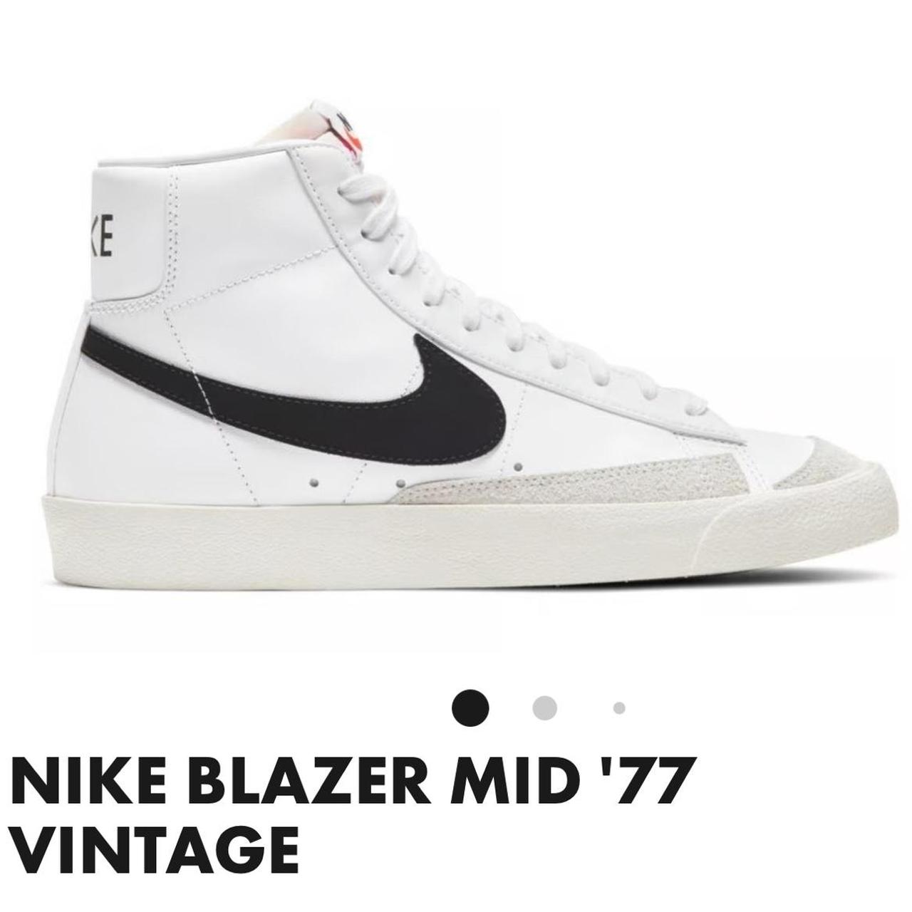 Nike Blazer Mid '77 Vintage Sneakers RRP $140 Size... - Depop