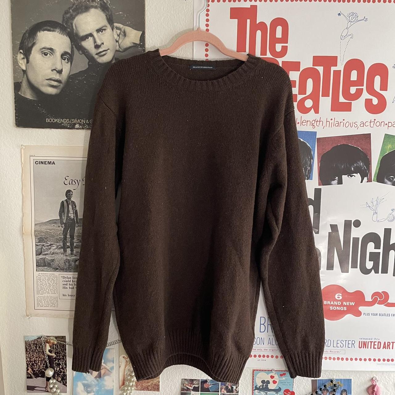 Brandy Melville Women's Brown Jumper Depop