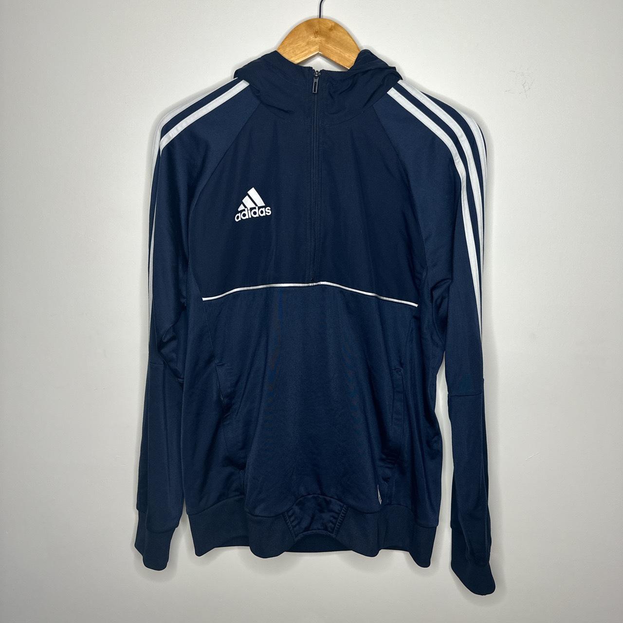 ADIDAS QUARTER ZIP TOP Size: Men’s Medium Colour:... - Depop