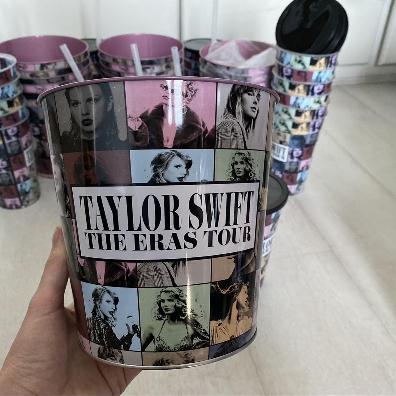 Taylor Swift Eras Tour Movie Popcorn Bucket & Drinks - Depop