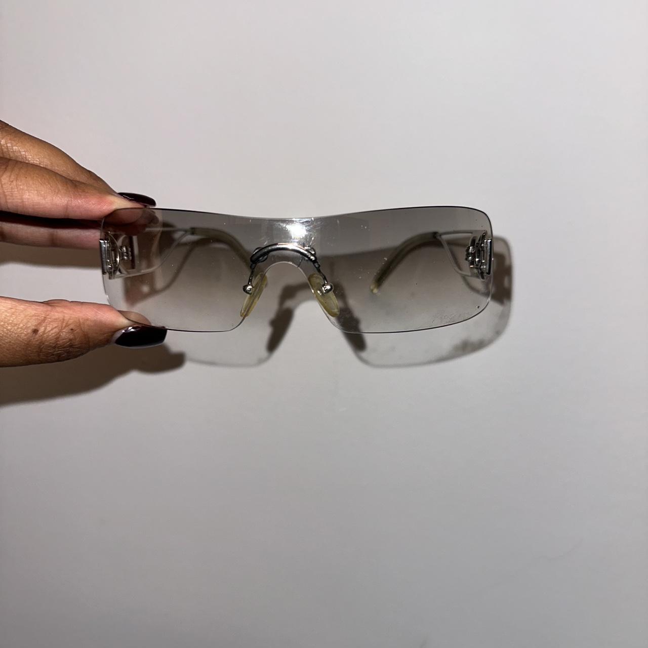 00s archive DIOR rimless eyewear y2k Christian Dior Sunglasses