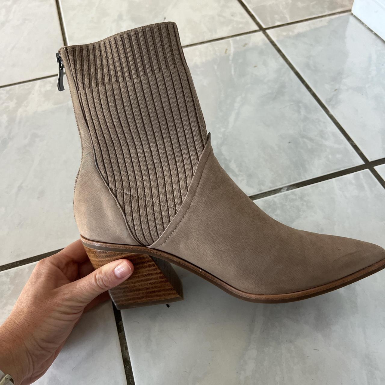 Beige leather Jo mercer boots. Excellent condition,... Depop
